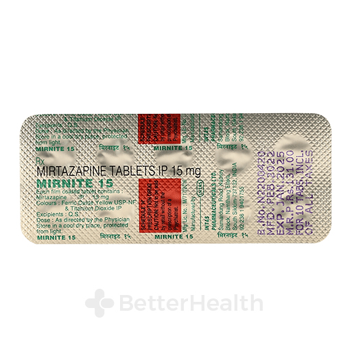 Mirnite 15mg、ミルナイト