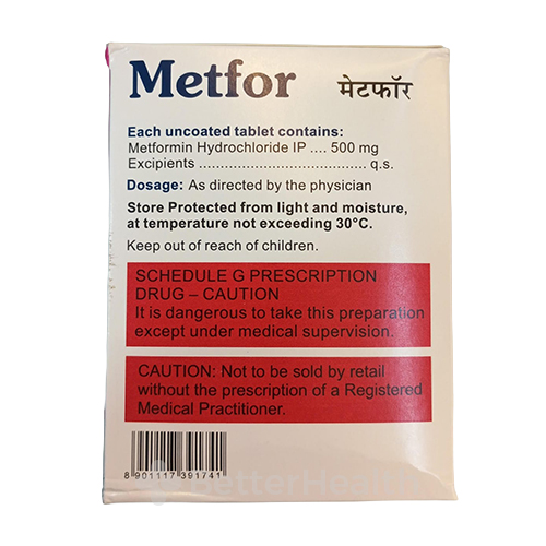 Metfor 500 mg